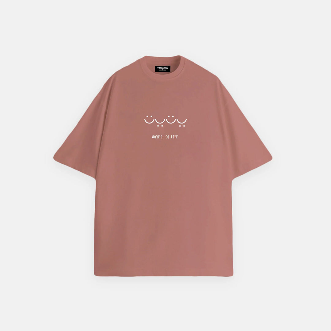 Waves Of Life Oversized T-Shirt