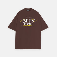 BEER FIRST OVERSIZED T-SHIRT