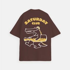 SATURDAY CLUB OVERSIZED T-SHIRT