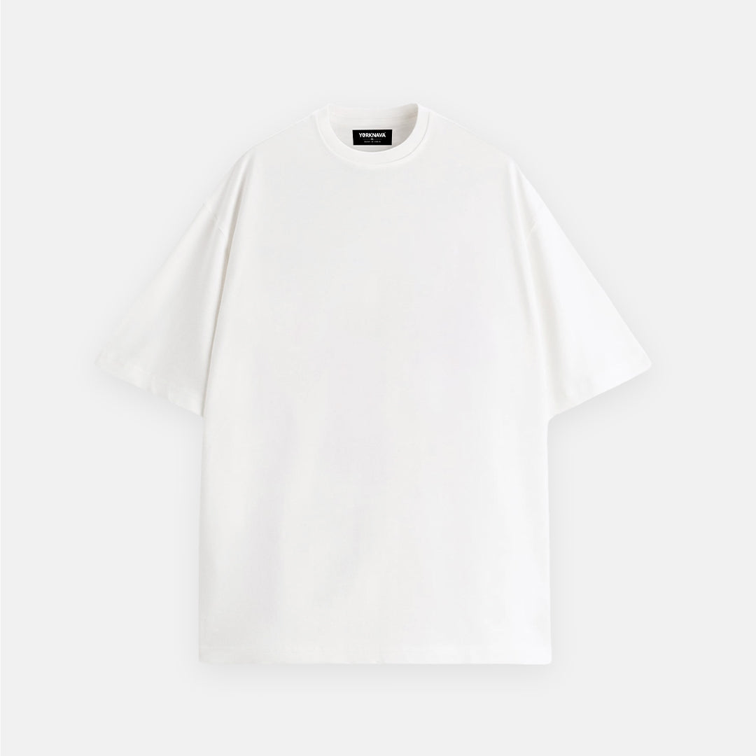 Solids: White Oversized T-Shirt