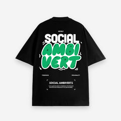 Social Ambivert Oversized T-Shirt