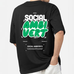 Social Ambivert Oversized T-Shirt